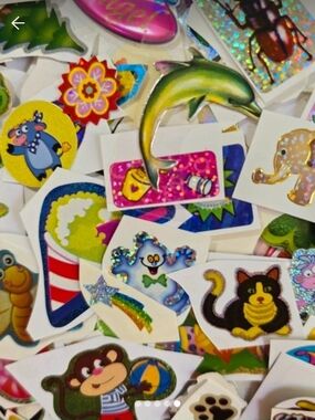 Vintage 90s-2000s Random Sticker Sticker Grab Bag Holo Sparkly Holiday Etc